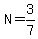 N=3%2F7