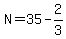 N=35-2%2F3
