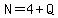 N=4%2BQ