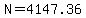 N=4147.36