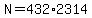 N=432%2A2314