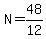 N=48%2F12