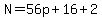 N=56p%2B16%2B2