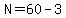 N=60-3