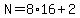 N=8%2A16%2B2