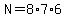 N=8%2A7%2A6