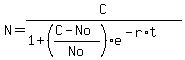 N=C%2F%281%2B%28%28C-No%29%2FNo%29%2Ae%5E%28-r%2At%29%29