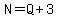 N=Q%2B3