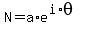 N=a%2Ae%5E%28i%2Atheta%29