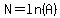 N=ln%28A%29