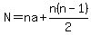 N=na%2Bn%28n-1%29%2F2