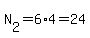 N%5B2%5D=6%2A4=24