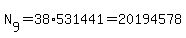 N%5B9%5D=38%2A531441=20194578