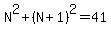 N%5E2%2B%28N%2B1%29%5E2=41