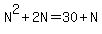 N%5E2%2B2N=30%2BN