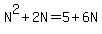 N%5E2%2B2N=5%2B6N