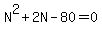 N%5E2%2B2N-80=0