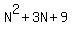 N%5E2%2B3N%2B9