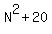 N%5E2+%2B+20