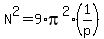 N%5E2+=+9%2Api%5E2%281%2Fp%29