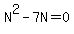 N%5E2-7N=0