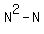 N%5E2-N