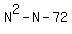N%5E2-N-72