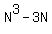 N%5E3-3N
