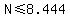 N+%3C=+8.444