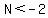 N+%3C+-+2