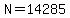N+=+14285