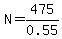 N+=+475%2F0.55+