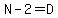 N+-+2+=+D