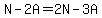 N-2A+=+2N-3A