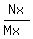 Nx%2F%28Mx%29