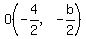 O%28-4%2F2%2C-b%2F2%29