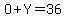 O%2BY=36