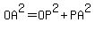 OA%5E2=OP%5E2%2BPA%5E2