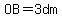 OB=3dm