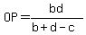 OP+=+bd%2F%28b%2Bd-c%29