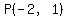 P%28-2%2C1%29
