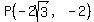 P%28-2sqrt%283%29%2C-2%29
