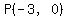 P%28-3%2C0%29