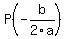 P%28-b%2F2a%29