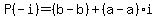 P%28-i%29=%28b-b%29%2B%28a-a%29i