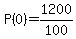 P%280%29=+1200%2F100