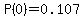 P%280%29=0.107