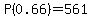 P%280.66%29=561