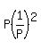 P%281%2FP%29%5E2