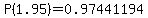 P%281.95%29=0.97441194